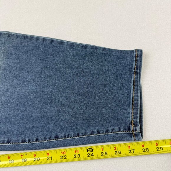 Terra & Sky Women's Stretch High Rise Core Skinny Blue Denim Jeans Plus 26WP NWT - Picture 10 of 10